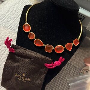 Kate Spade Gold tone Statement Necklace NWT’s